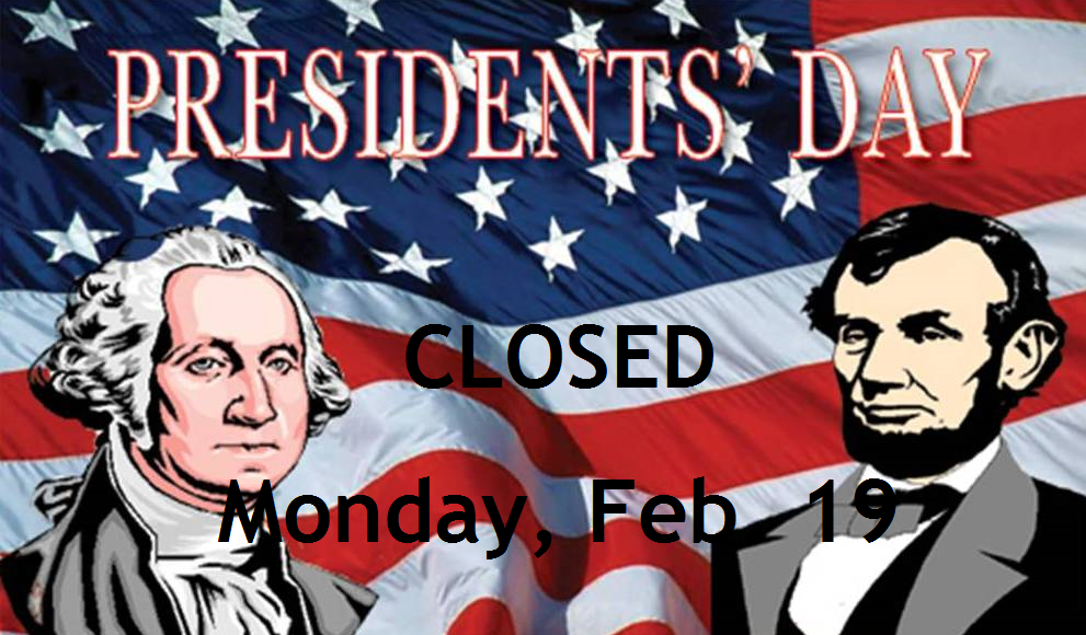 Closed 2/19/18 for Presidents Day Marion Public Library