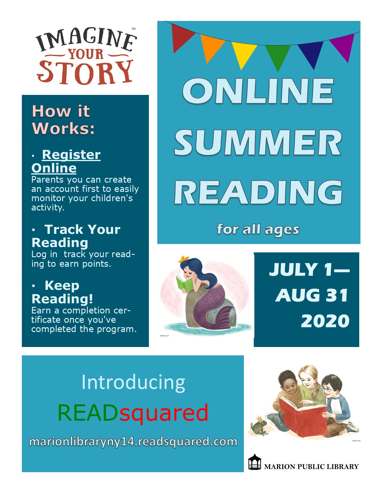 Online Summer Reading Registration Marion Public Library